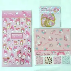 【新作シール付】マイメロディ　３点セット　マイメロ　サンリオ　Sanrio　新品