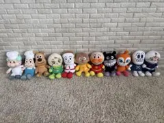 【美品】アンパンマン ぷりちぃビーンズぬいぐるみセット