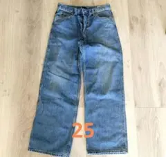 UNIQLO バギージーンズ 25（丈標準76cm）2023年春モデル