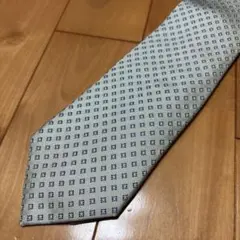 CHANEL シャネル ネクタイ モザイクチェック ココマーク刺繍 パープル