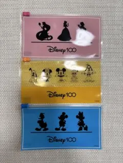 【3枚セット】Disney クリアポーチ・ファイル