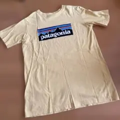 patagonia イエロー ロゴ Tシャツ XXL