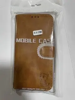 iPhone12 pro max 用ブラウン手帳型ケース