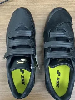 SSK ブラック スパイクシューズ ベルクロ