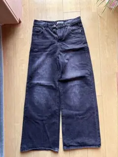 menes ピンクブラックデニム