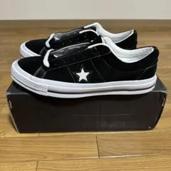 新品未使用 コンバースワンスター スエード ブラック 27cm