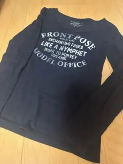 MANUFACTURED BY AZUL ブラック長袖Tシャツ