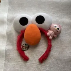 エルモ カチューシャ ぬいぐるみ付き