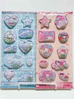 《２枚》シナモロール マイメロ ウォーターシールセット