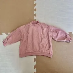 90cm相当 ベビー服 トレーナー cottoli ピンク