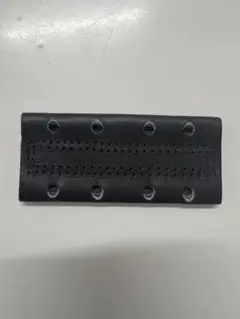 ファーストミット交換用ウェブ　黒 レザー 約10.5cm x 4.6cm