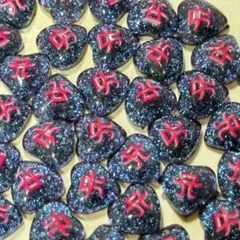 浜崎あゆみ Aマーク ブラック クリア ネイルパーツ 【スプーン1杯分 】