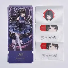 にじさんじ　月ノ美兎　8周年　特典　チケット風カード　バンダイ　CharmAid