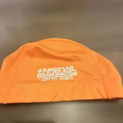 セントラル　水泳帽　M オレンジ