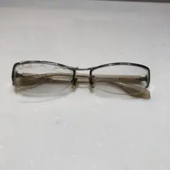 シルバー メタルフレーム 眼鏡