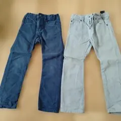 L.O.G.G. ロングパンツ ネイビー グレー M