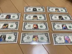 レア❣️ディズニードル 1ドル 5ドル 10ドル 9枚 24時間以内発送 送料込み Disney Dollars セット 1ドル 5ドル 10ドル Disney Dollars