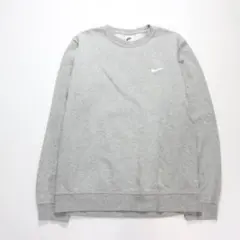 NIKE メンズトレーナー 裏起毛 スウェット グレー ロゴ入りのサムネイル