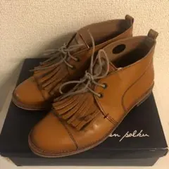 美品　ミナンポルク　ショートブーツ　サイズ37