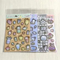サンリオ　キャンディシール　4枚セット　ストーン付き　コンプ