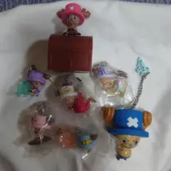 ワンピース トニートニー・チョッパー マスコット キーホルダー 7点セット