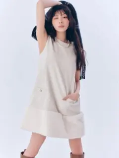 LILY BROWN ファードッキングミニワンピース