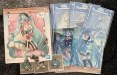 雪ミク 一番くじ A賞 ＋ アクスタ、下位賞セット