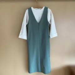 低身長 ロングワンピース