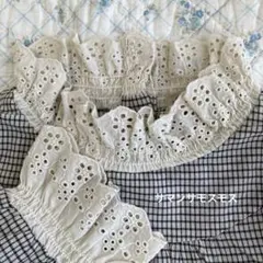 【新品】＊サマンサモスモス＊スカラップレースブラウス