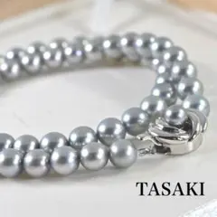 花珠級✨️】TASAKI あこや真珠 ネックレス 7.0mm ブルーグレー - メルカリ
