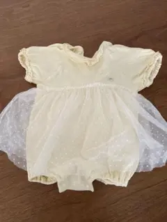 アプレレクール　チュール付きロンパース 80サイズ