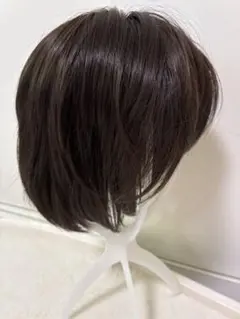 人毛100% ウェーブがかわいい ボブ ウィッグZ87 - メルカリ
