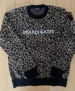 PEARLY GATES ヒョウ柄セーター サイズ1