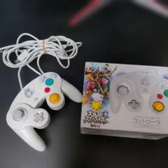任天堂 ゲームキューブ 大乱闘スマッシュブラザーズコントローラー ホワイト