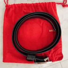 BALLY ベルト ブラック シルバーバックルのサムネイル