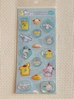 【新品、未開封】 サンリオキャラクターズ すりガラス風シール