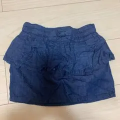 FITH ブルーデニム　フリルスカート(ベビーM)