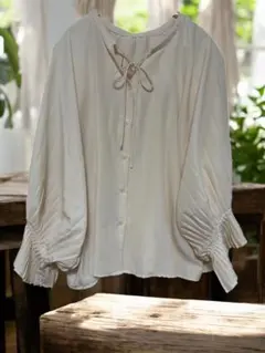 袖ボリューム シャツ