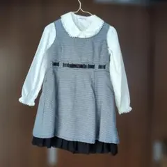 卒園式、入学式　ジャンパースカート、ブラウスセット