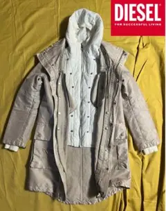 未使用DISEL【モッズコートXナイロンジャケット】 ２点セットUnisex