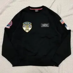 ALPHA INDUSTRIES アルファ クルーネックスウェットのサムネイル