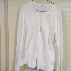 カーディガン、GAP，白、XLサイズ、綿１００％