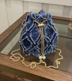 SHEEN デニム　ショルダーバッグ