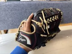 ★極美品★ 久保田スラッガー 初期 廃盤 非立体 ラベル ブラック×シルバー 久保田スラッガー グラブ フルオプション 革紐交換 ラベル交換 平裏