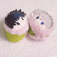 呪術廻戦 桜餅 さくらもちマスコット 五条悟 伏黒恵 2点セット