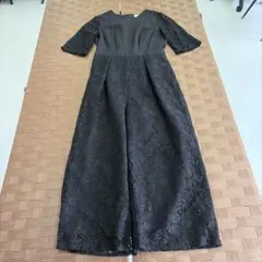 aimer anche 黒 レース パーティードレス