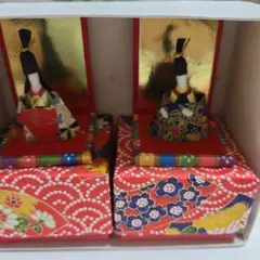 ひな人形セットと和菓子