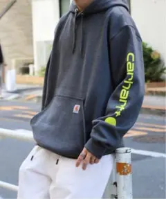 CARHARTT /カーハートLOGO GRAPHIC HOODED SWEAT