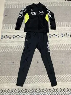 SVOLME ジャージ ネイビー/イエロー 140cm