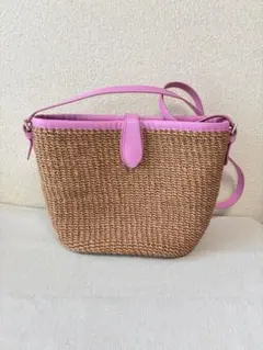 RALPH LAUREN ラルフローレン　かごバッグ ショルダーバッグのサムネイル